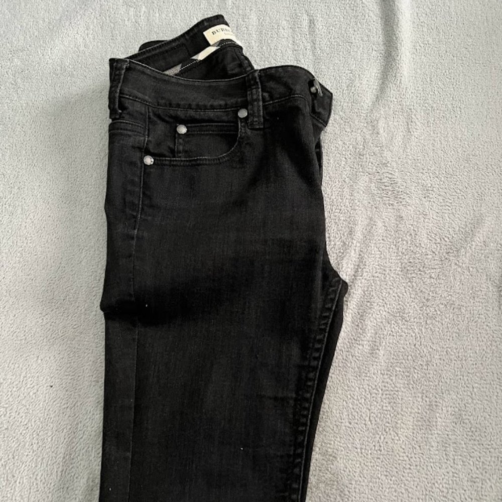 Burberry Slim Fit Black Skinny Jeans Size 26 Reg Burberry - Picture 3 of 4